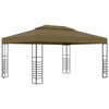 Ruskeanharmaa huvimaja Maegan 3x4 m (180 g/m²)