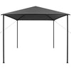Pavillon Omirbec, anthrazit, 3x3 m (Gewebe und Stahl 180 g/m²)
