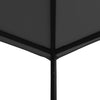 Pavillon Omirbec, anthrazit, 3x3 m (Gewebe und Stahl 180 g/m²)