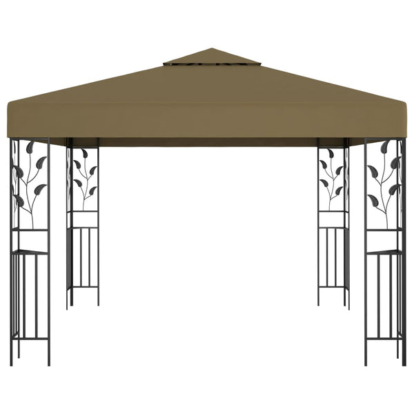 Braun-grauer Pavillon Rey 3x3 m (180 g/m²)