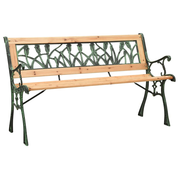 122cm Gartenbank Egvenia (Gusseisen und Fichte)