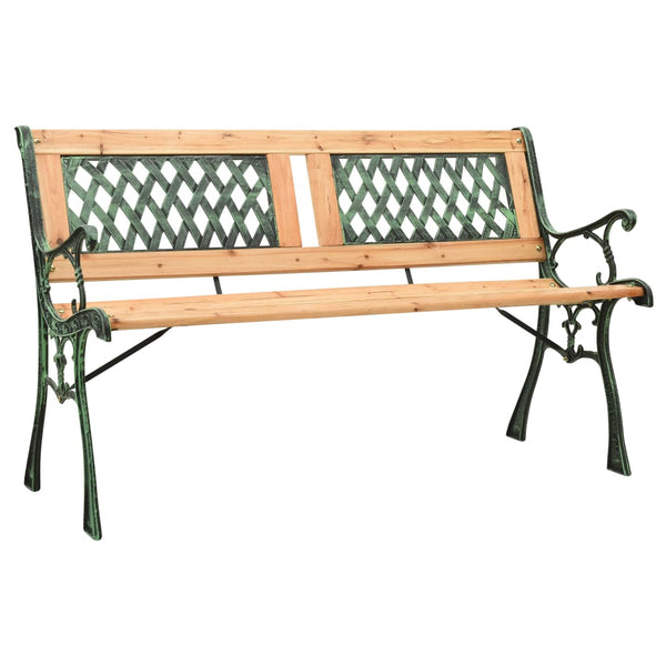 Gartenbank Egvenia 122cm (Fichte und Gusseisen)