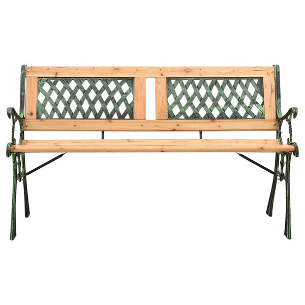 Gartenbank Egvenia 122cm (Fichte und Gusseisen)