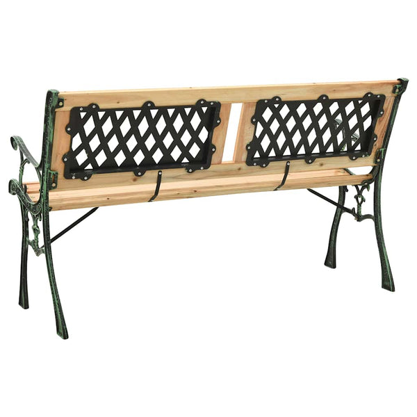 Gartenbank Egvenia 122cm (Fichte und Gusseisen)