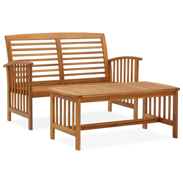 Gartensessel-Set Rogelio (2-teilig, Akazienholz)