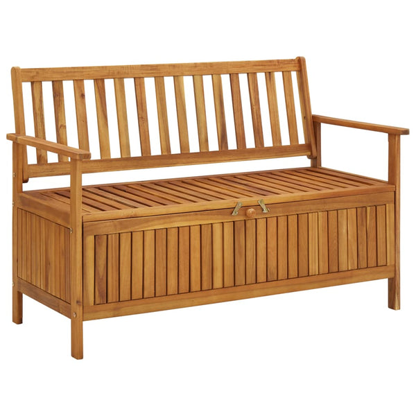 Garten-Aufbewahrungsbank Tonislav 120cm (Akazienholz)