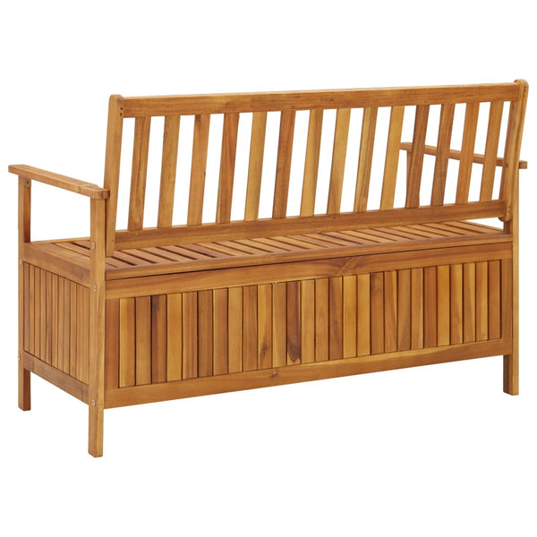 Garten-Aufbewahrungsbank Tonislav 120cm (Akazienholz)