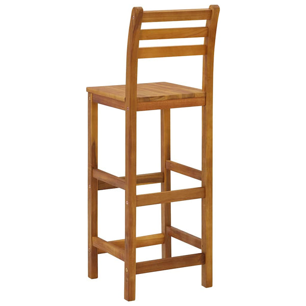 Barhocker Aloisa (4 Stück Akazienholz)