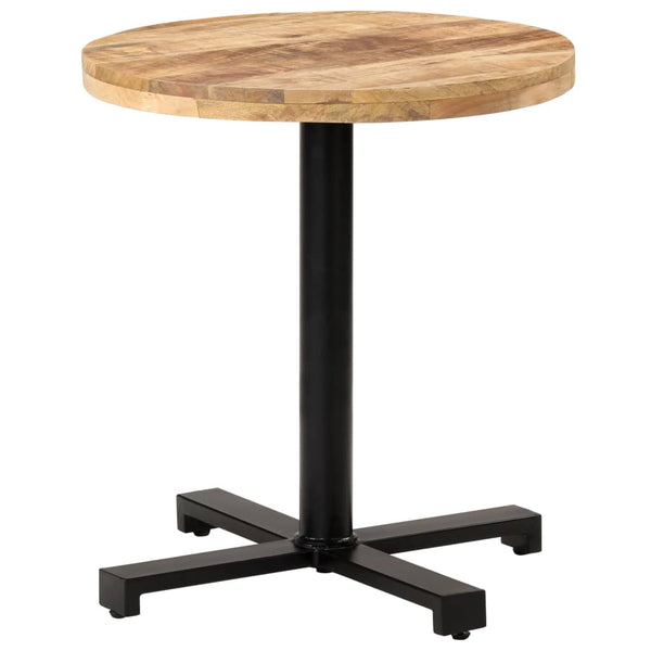 Bistrotisch Mosu Ø70x75cm (rauhes Mangoholz)