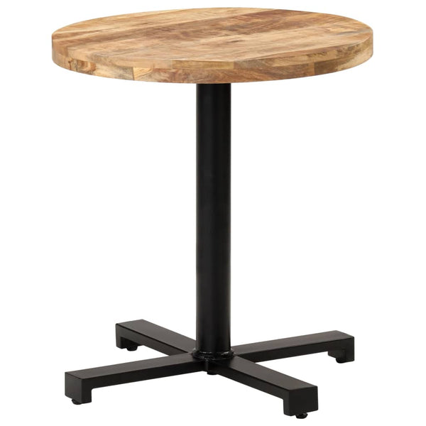 Bistrotisch Mosu Ø70x75cm (rauhes Mangoholz)