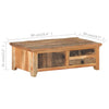 Couchtisch Lodofin 90x50x31cm (recyceltes Massivholz)