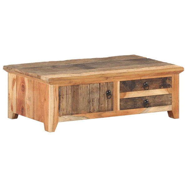 Couchtisch Lodofin 90x50x31cm (recyceltes Massivholz)