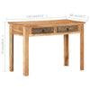 Schreibtisch Marcelin 110x50x75cm (recyceltes Massivholz)