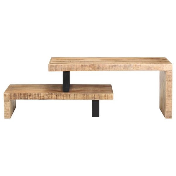 Zweiteiliges Couchtisch-Set Stavrache (Mangoholz)