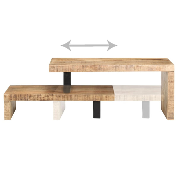 Zweiteiliges Couchtisch-Set Stavrache (Mangoholz)