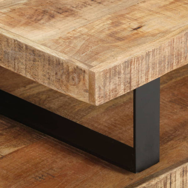 Zweiteiliges Couchtisch-Set Stavrache (Mangoholz)