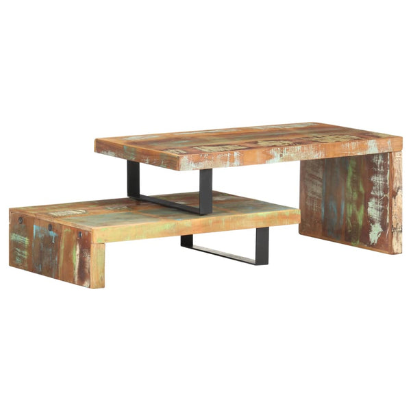 Zweiteiliges Couchtisch-Set Stavrache (recyceltes Massivholz)
