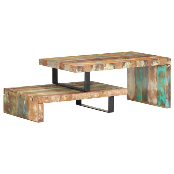 Zweiteiliges Couchtisch-Set Stavrache (recyceltes Massivholz)
