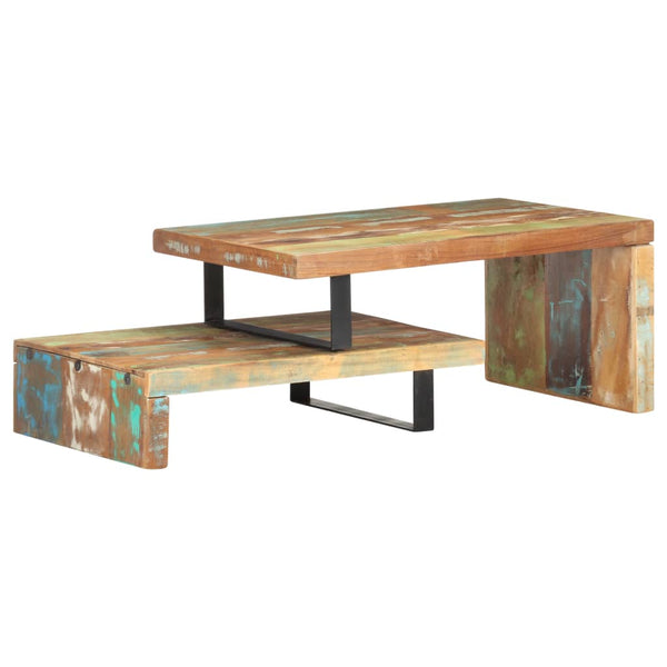 Zweiteiliges Couchtisch-Set Stavrache (recyceltes Massivholz)
