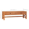 TV-Lowboard Danescu 140x40x45cm (Teak)