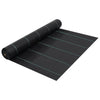 Schwarze Unkraut- und Wurzelbarriere von Ecsterina 2x10 m (PP)