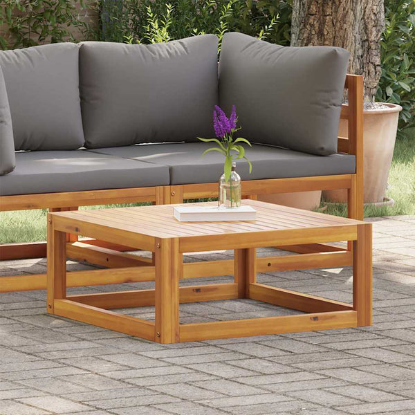 Couchtisch Fikiret 68x68x29cm (Akazienholz)