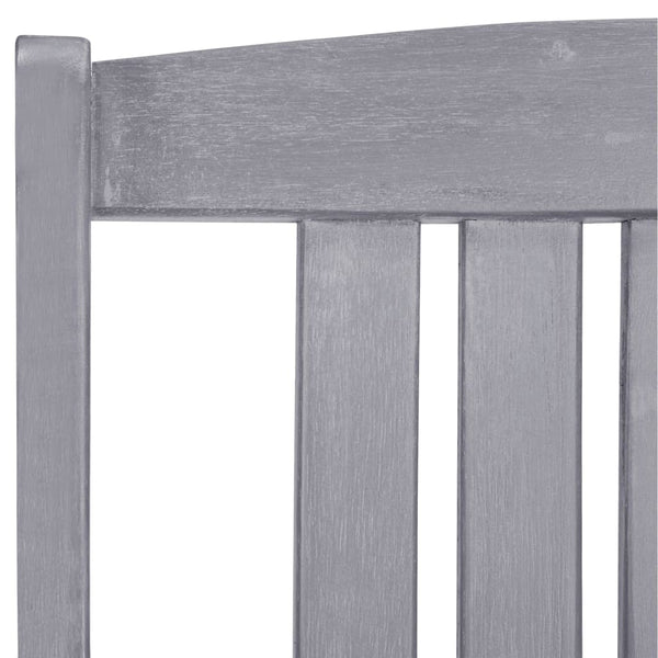 Gartenstühle grau Birtu (4 Stk. Akazienholz)
