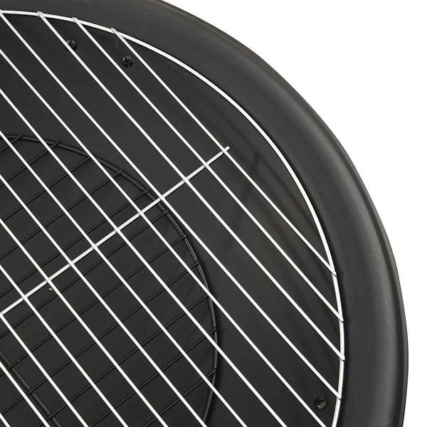Stahl 2-in-1 Feuerschale/Grill und Schürhaken Milford 56x56x49cm