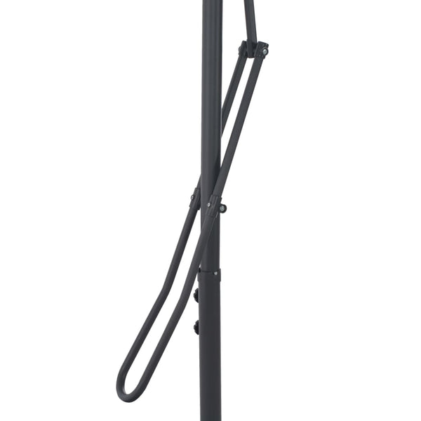 Weinroter Sonnenschirm mit Stahlstange Nyulasi 250x250x230cm