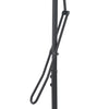 Schwarzer Sonnenschirm mit Stahlstange Raium 300x230cm