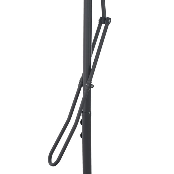 Blauer Sonnenschirm mit Stahlstange Raium 300x230cm