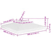 Pavillon-Dach, weiß, Cicu 3x3 m (2-lagig, 310 g/m²)