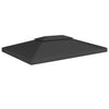 Schwarzes Pavillondach Cicu 4x3 m (2-lagig, 310 g/m²)