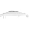 Dach für Pavillon Cicu 4x3 m (2-lagig, 310 g/m²), weiß