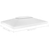 Dach für Pavillon Cicu 4x3 m (2-lagig, 310 g/m²), weiß