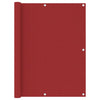 Roter Balkonsichtschutz Elvin 120x300cm (Oxford-Gewebe)