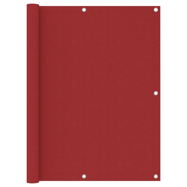 Roter Balkonsichtschutz Elvin 120x300cm (Oxford-Gewebe)