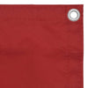 Roter Balkonsichtschutz Elvin 120x300cm (Oxford-Gewebe)