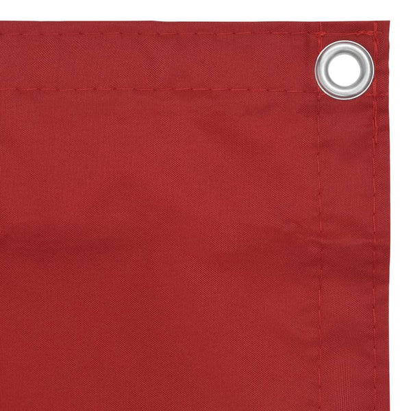 Roter Balkonsichtschutz Elvin 120x300cm (Oxford-Gewebe)
