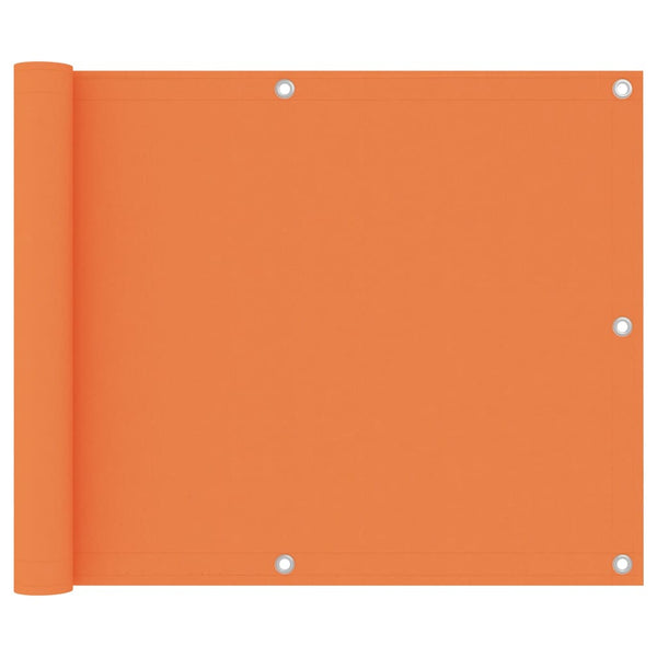 Oranger Balkonsichtschutz Elvin 75x500cm (Oxford-Gewebe)