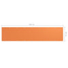 Balkonsichtschutz Elvin, orange 90x400cm (Oxford-Gewebe)