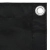 Schwarzer Balkonsichtschutz Elvin 75x400cm (Oxford-Gewebe)