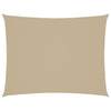Beige aurinkopurje oxford-kangas suorakaide Larisia 3,5x5 m