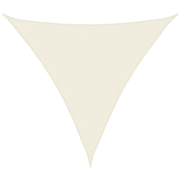 Creme Sonnensegel Oxford-Gewebe Dreieck Nicalaie 4x4x4 m