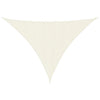 Sonnensegel aus Cremefarbenem Oxford-Gewebe, Dreieck Nicalaie 4x5x5 m