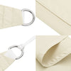 Sonnensegel Creme Oxford-Gewebe Dreieck Nicalaie 4x5x6,4 m