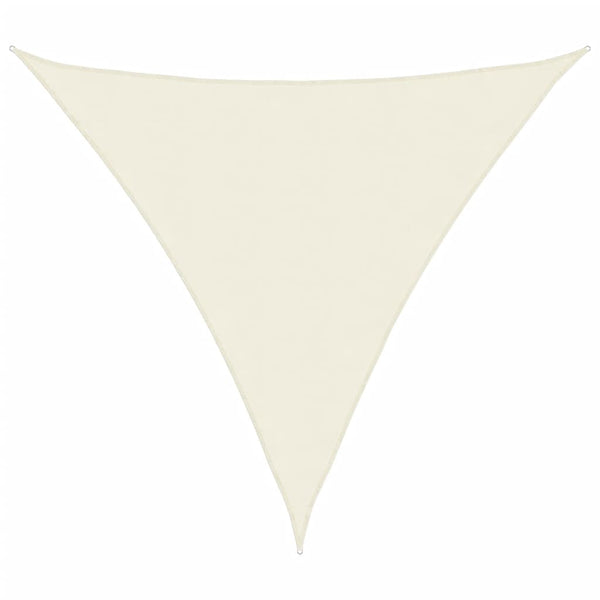 Sonnensegel Creme Oxford-Gewebe Dreieck Nicalaie 6x6x6 m