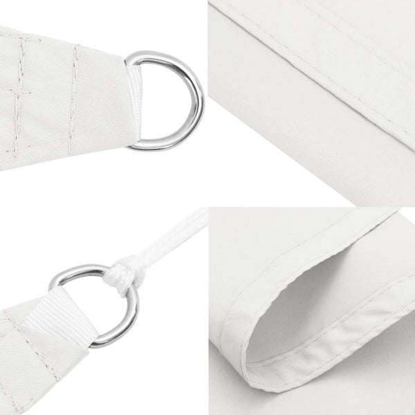 Weißes Sonnensegel Oxford-Gewebe Quadrat Wallington 7x7 m