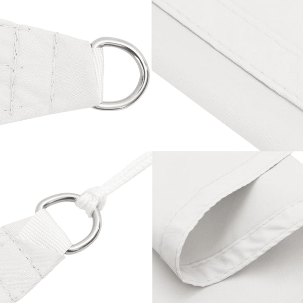 Weißes Sonnensegel Oxford-Gewebe rechteckig Larisia 3x4 m