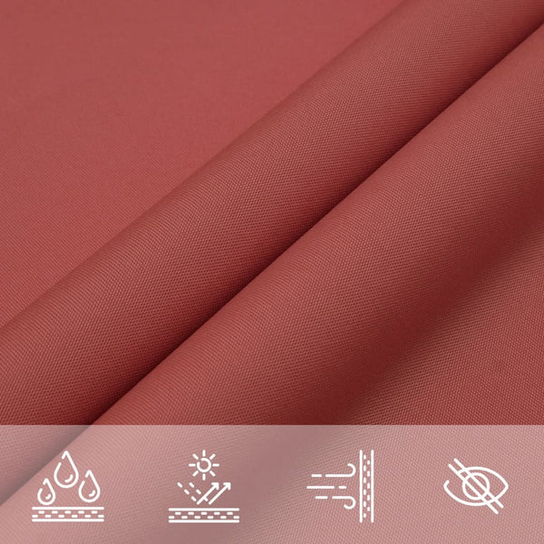 Terracotta Sonnensegel Oxford-Gewebe Quadratisch Wallington 3x3 m